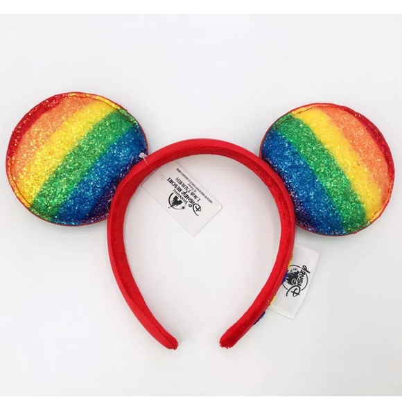 🌈Disney Rainbow Pride Minnie Ears - Picture 1 of 6